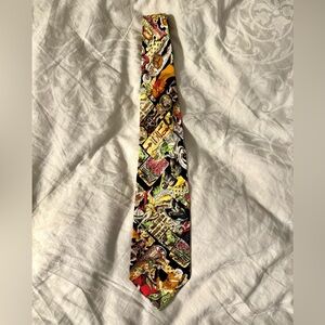 VTG NICOLE MILLER 1991 Tie Designer Cravat Men's Rare 100% Silk